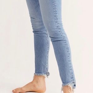 Levi’s 501 Skinny Frayed Bottom from FP